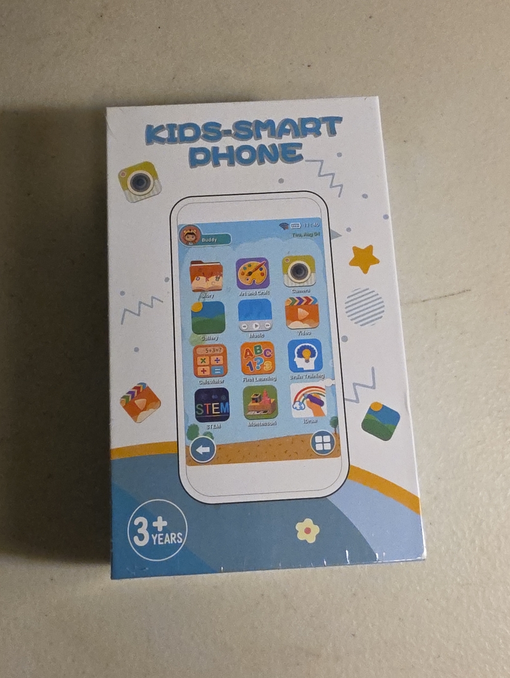 e teacher Kids Phone-Pink Smart Phone Toy Pink & Blue NWT